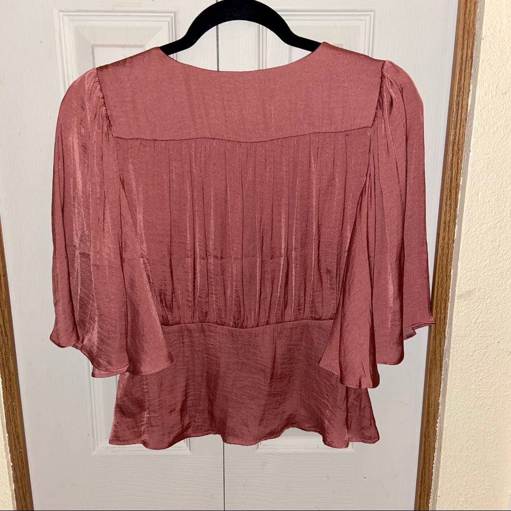Pink Flowy Blouse - Picture 4 of 6